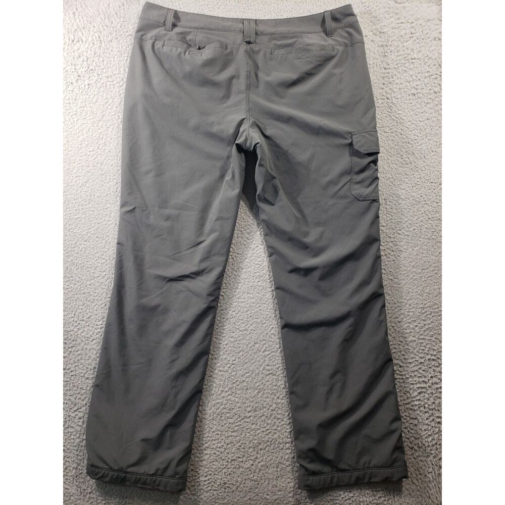 Eddie Bauer Cargo Pants Women's 16 Gray Fleece Lined Stretch Gorpcore 38x32 - Picture 10 of 16